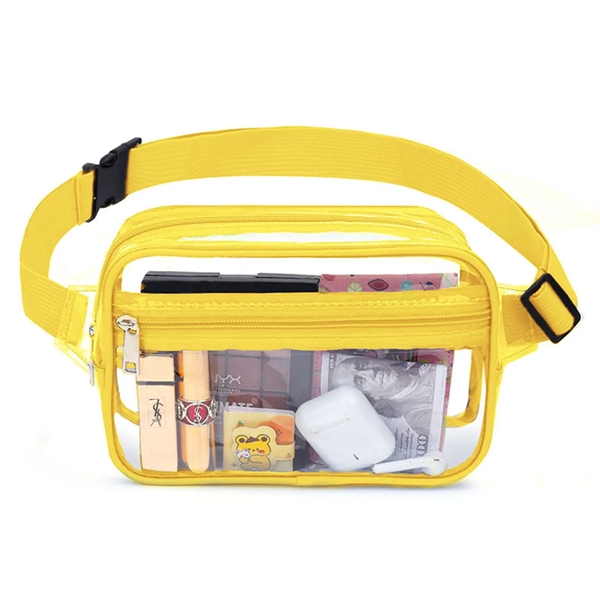 Stadium Approved Clear Fanny Pack Waterproof Belt Bag - Stadium Approved Clear Fanny Pack Waterproof Belt Bag - Image 3 of 3