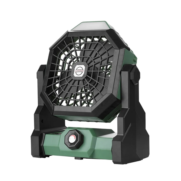 Rechargeable Portable Outdoor Camping Fan With Led Lantern - Rechargeable Portable Outdoor Camping Fan With Led Lantern - Image 3 of 3