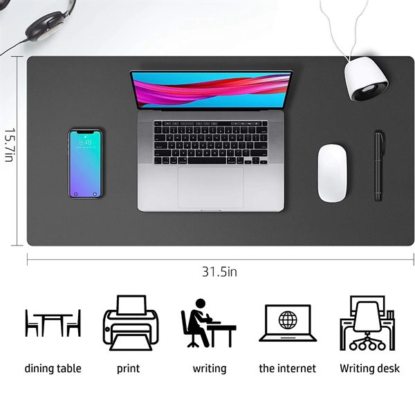 PU Mouse Pad Desk Mat - PU Mouse Pad Desk Mat - Image 3 of 4