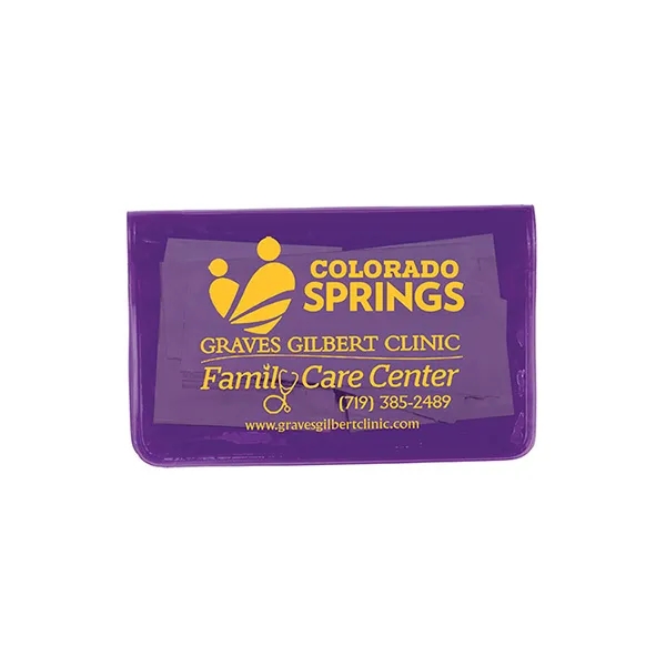 Delilah 12 Piece First Aid Kit In Colorful Vinyl Pouch - Delilah 12 Piece First Aid Kit In Colorful Vinyl Pouch - Image 5 of 24