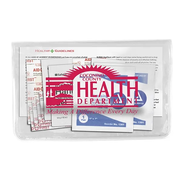 Delilah 12 Piece First Aid Kit In Colorful Vinyl Pouch - Delilah 12 Piece First Aid Kit In Colorful Vinyl Pouch - Image 8 of 24