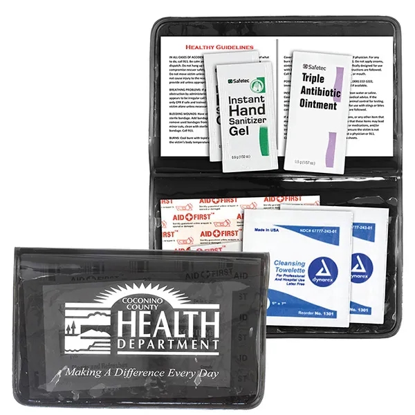 Delilah 12 Piece First Aid Kit In Colorful Vinyl Pouch - Delilah 12 Piece First Aid Kit In Colorful Vinyl Pouch - Image 9 of 24