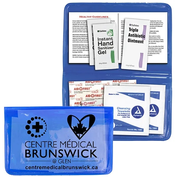 Delilah 12 Piece First Aid Kit In Colorful Vinyl Pouch - Delilah 12 Piece First Aid Kit In Colorful Vinyl Pouch - Image 10 of 24