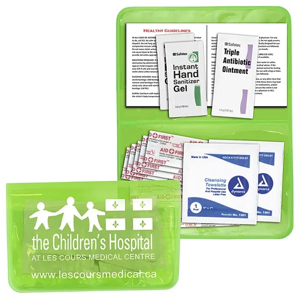 Delilah 12 Piece First Aid Kit In Colorful Vinyl Pouch - Delilah 12 Piece First Aid Kit In Colorful Vinyl Pouch - Image 11 of 24