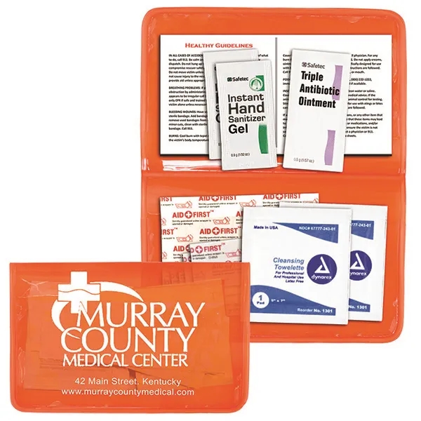 Delilah 12 Piece First Aid Kit In Colorful Vinyl Pouch - Delilah 12 Piece First Aid Kit In Colorful Vinyl Pouch - Image 12 of 24
