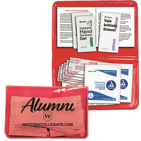 Delilah 12 Piece First Aid Kit In Colorful Vinyl Pouch - Delilah 12 Piece First Aid Kit In Colorful Vinyl Pouch - Image 14 of 24