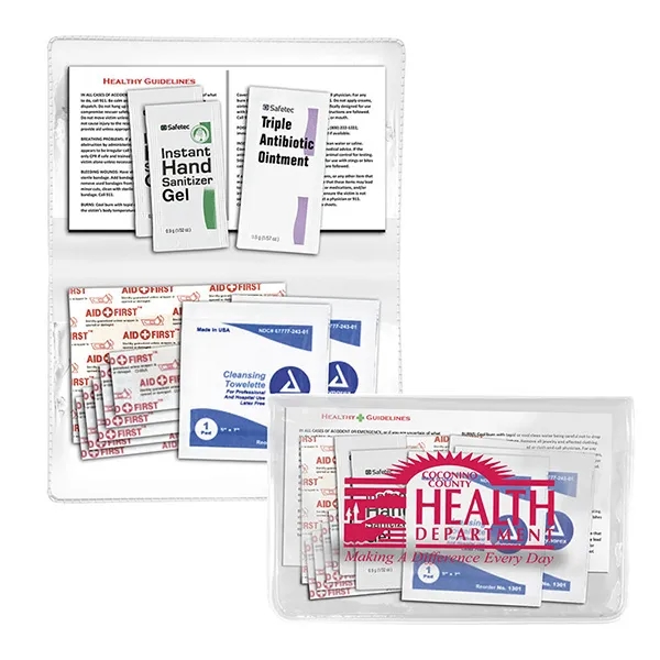 Delilah 12 Piece First Aid Kit In Colorful Vinyl Pouch - Delilah 12 Piece First Aid Kit In Colorful Vinyl Pouch - Image 16 of 24