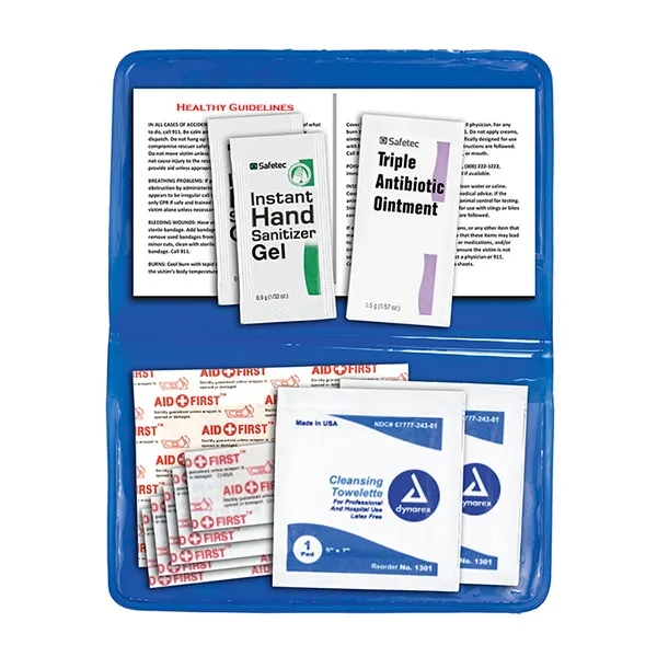 Delilah 12 Piece First Aid Kit In Colorful Vinyl Pouch - Delilah 12 Piece First Aid Kit In Colorful Vinyl Pouch - Image 18 of 24