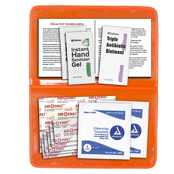 Delilah 12 Piece First Aid Kit In Colorful Vinyl Pouch - Delilah 12 Piece First Aid Kit In Colorful Vinyl Pouch - Image 20 of 24