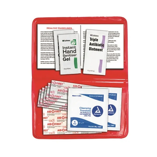 Delilah 12 Piece First Aid Kit In Colorful Vinyl Pouch - Delilah 12 Piece First Aid Kit In Colorful Vinyl Pouch - Image 22 of 24