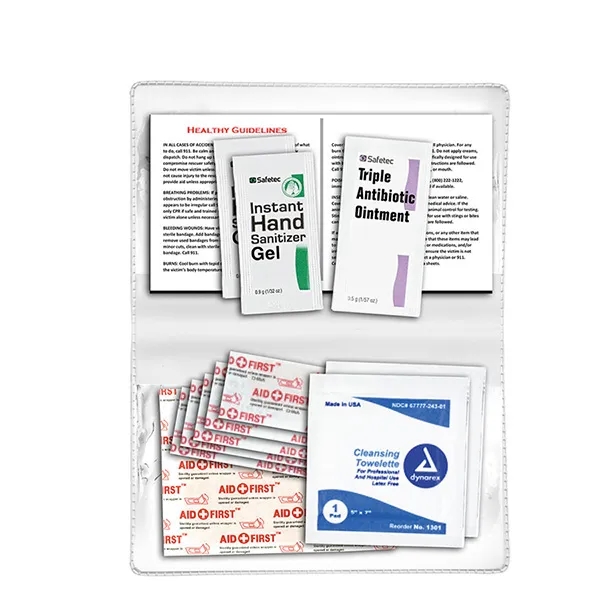 Delilah 12 Piece First Aid Kit In Colorful Vinyl Pouch - Delilah 12 Piece First Aid Kit In Colorful Vinyl Pouch - Image 23 of 24