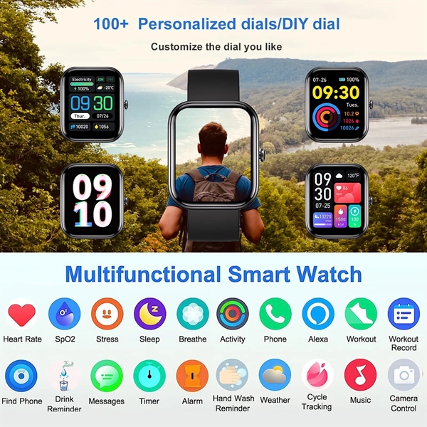 Multi Sport Modes GPS Track Recording Step Smart Watch - Multi Sport Modes GPS Track Recording Step Smart Watch - Image 3 of 4