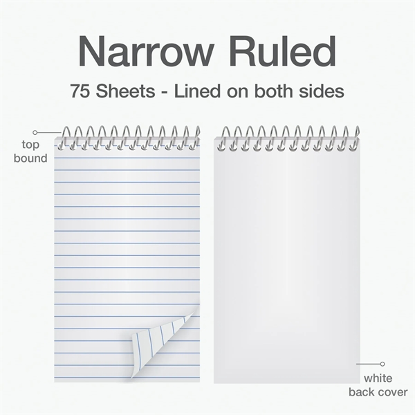 3 x 5 Inch Pocket Notepad - 3 x 5 Inch Pocket Notepad - Image 2 of 4