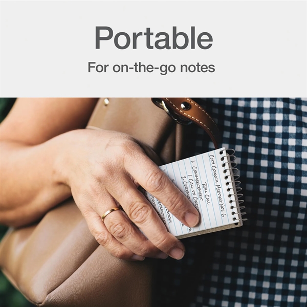 3 x 5 Inch Pocket Notepad - 3 x 5 Inch Pocket Notepad - Image 3 of 4