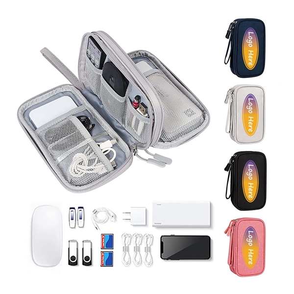 Portable Electronic Travel Organizer Bag - Portable Electronic Travel Organizer Bag - Image 0 of 4