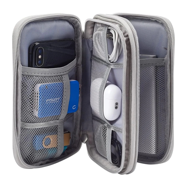 Portable Electronic Travel Organizer Bag - Portable Electronic Travel Organizer Bag - Image 2 of 4