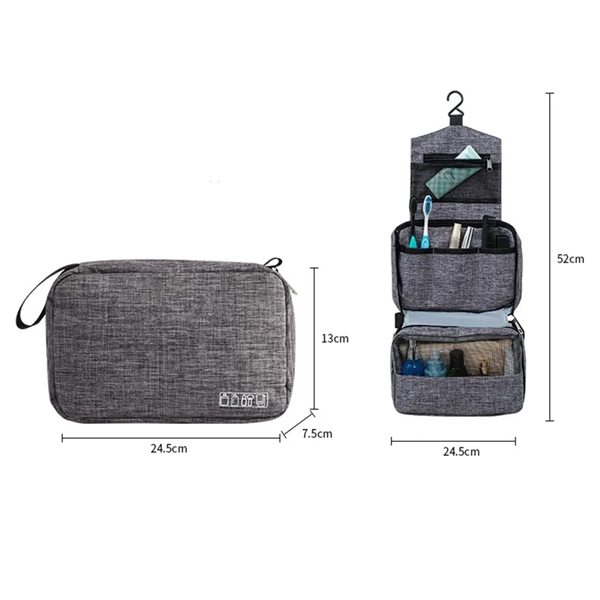 Hanging Travel Toiletry Bag - Hanging Travel Toiletry Bag - Image 1 of 4