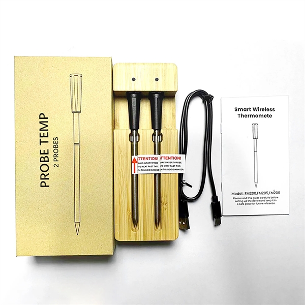 Digital Wireless Smart Meat Thermometer - Digital Wireless Smart Meat Thermometer - Image 4 of 4