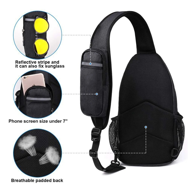 Crossbody Sling Backpack - Crossbody Sling Backpack - Image 1 of 5