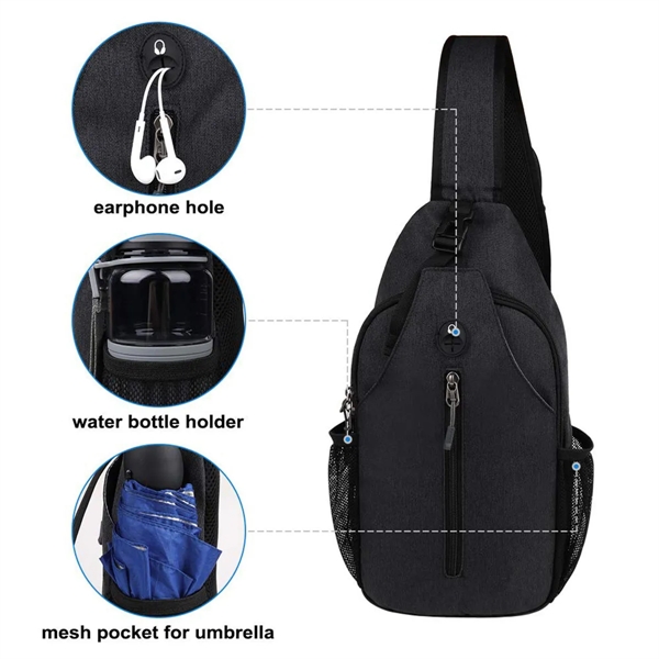 Crossbody Sling Backpack - Crossbody Sling Backpack - Image 2 of 5