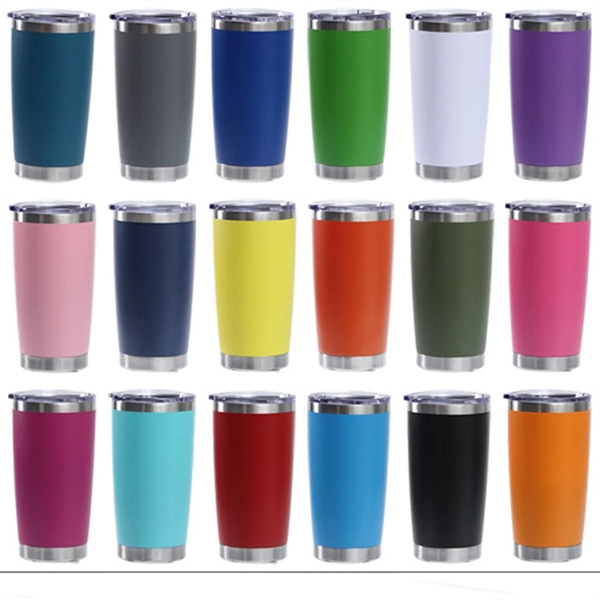 20 oz Stainless Steel Vacuum Insulated Tumbler - 20 oz Stainless Steel Vacuum Insulated Tumbler - Image 1 of 2