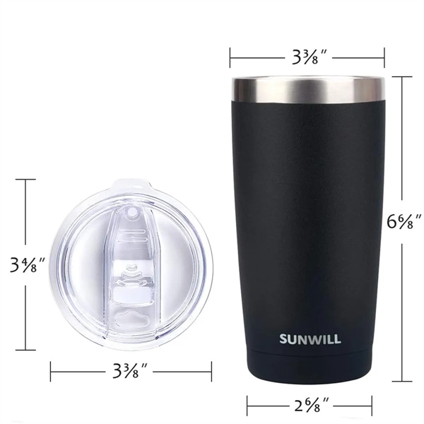 20 oz Stainless Steel Vacuum Insulated Tumbler - 20 oz Stainless Steel Vacuum Insulated Tumbler - Image 2 of 2