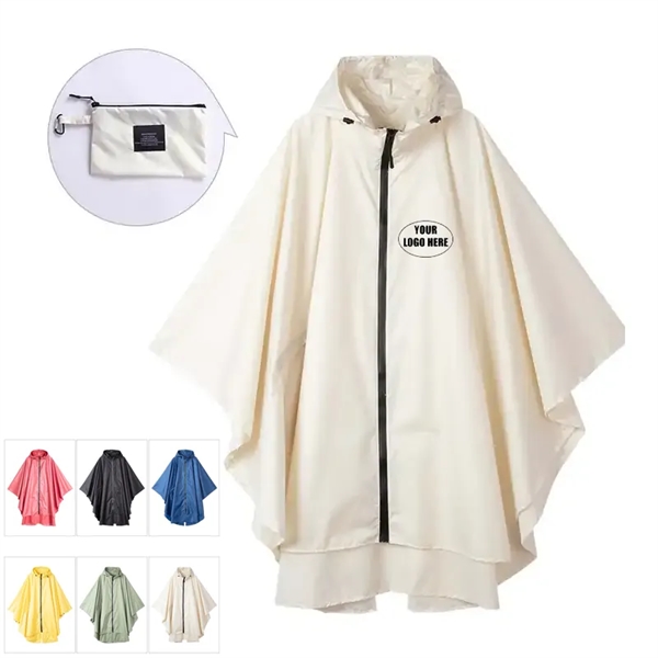 Portable Reusable Eva Rain Coats With Elastic Cuff Sleeves - Portable Reusable Eva Rain Coats With Elastic Cuff Sleeves - Image 0 of 4