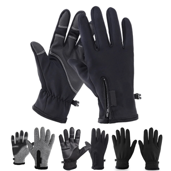 Winter Gloves Touch Screen Finger Waterproof Cycling Riding - Winter Gloves Touch Screen Finger Waterproof Cycling Riding - Image 0 of 3
