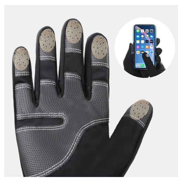 Winter Gloves Touch Screen Finger Waterproof Cycling Riding - Winter Gloves Touch Screen Finger Waterproof Cycling Riding - Image 2 of 3