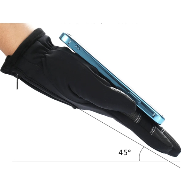 Winter Gloves Touch Screen Finger Waterproof Cycling Riding - Winter Gloves Touch Screen Finger Waterproof Cycling Riding - Image 3 of 3