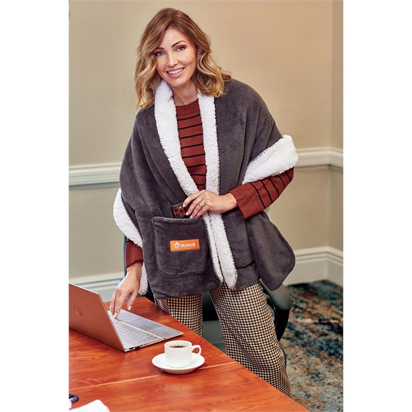 Kalispell Sherpa Shawl Blanket - Kalispell Sherpa Shawl Blanket - Image 0 of 3