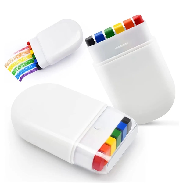 Face Paint Rainbow Fan Brush - Face Paint Rainbow Fan Brush - Image 0 of 2