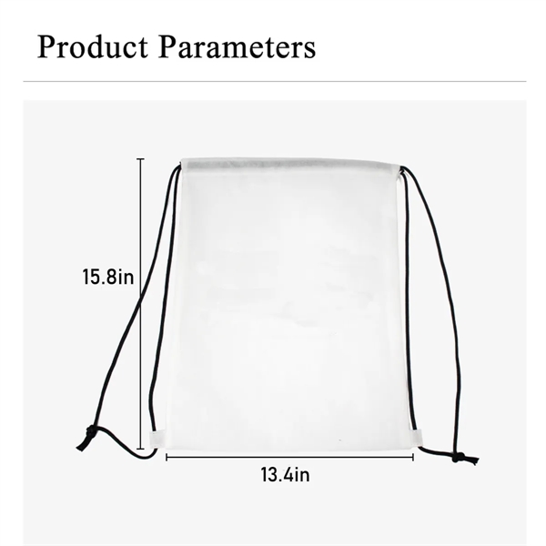 Solid Color Drawstring Bag - Solid Color Drawstring Bag - Image 1 of 2