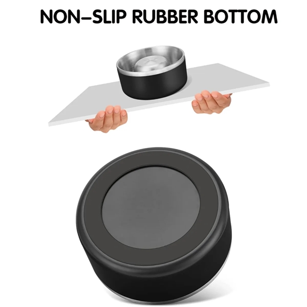 Stainless Steel Double Walled Pet Bowls - Stainless Steel Double Walled Pet Bowls - Image 2 of 5