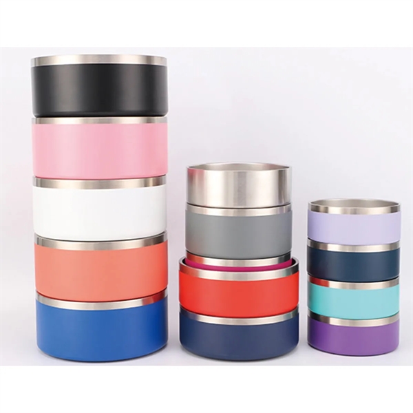 Stainless Steel Double Walled Pet Bowls - Stainless Steel Double Walled Pet Bowls - Image 5 of 5