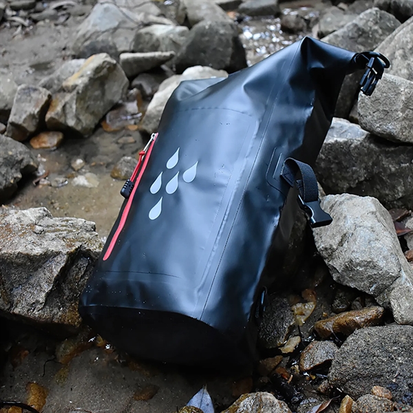 25L Outdoor Waterproof Backpack Large Roll Top Dry Bag - 25L Outdoor Waterproof Backpack Large Roll Top Dry Bag - Image 3 of 3