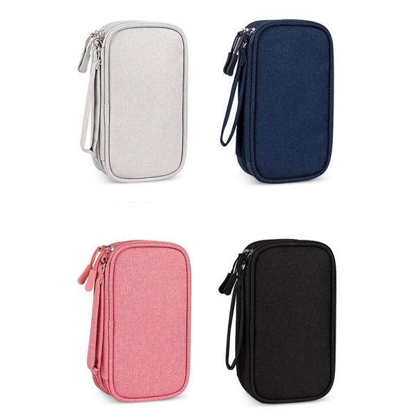 Travel Electronics Accessories Organizer Pouch Bag - Travel Electronics Accessories Organizer Pouch Bag - Image 1 of 2