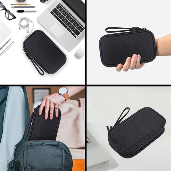 Travel Electronics Accessories Organizer Pouch Bag - Travel Electronics Accessories Organizer Pouch Bag - Image 2 of 2