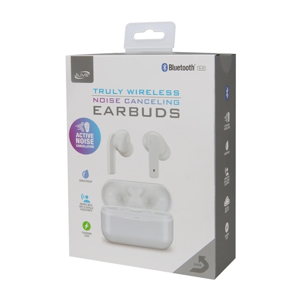 iLive™ Truly Wireless Earbuds with Active Noise Canceling - iLive™ Truly Wireless Earbuds with Active Noise Canceling - Image 10 of 11