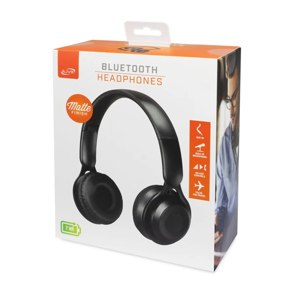 iLive™ Bluetooth Wireless Headphones - iLive™ Bluetooth Wireless Headphones - Image 3 of 4