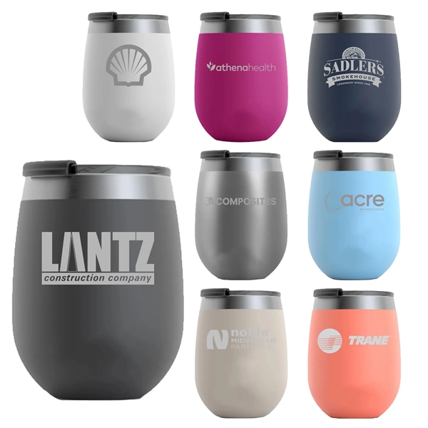 RTIC 10oz Stainless Steel Wine Tumblers - RTIC 10oz Stainless Steel Wine Tumblers - Image 0 of 17