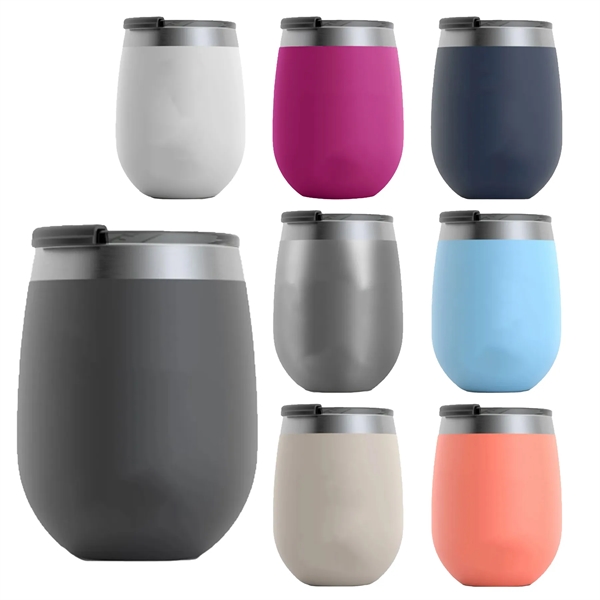 RTIC 10oz Stainless Steel Wine Tumblers - RTIC 10oz Stainless Steel Wine Tumblers - Image 1 of 17