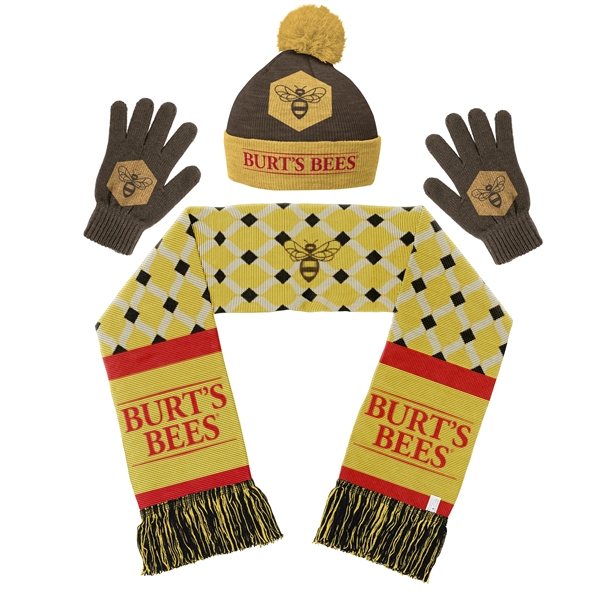 Custom Hat, Gloves and Scarf Set