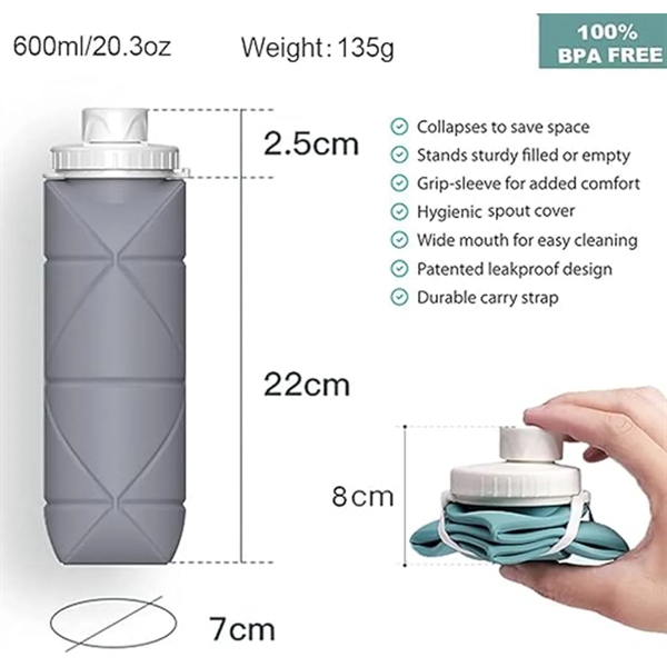 Collapsible Water Bottles - Collapsible Water Bottles - Image 3 of 6