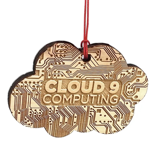 1/4" Etched Birch Ornaments - 1/4" Etched Birch Ornaments - Image 0 of 3