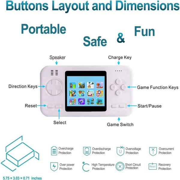 Portable Handheld Game Console And Power Bank - Portable Handheld Game Console And Power Bank - Image 1 of 8