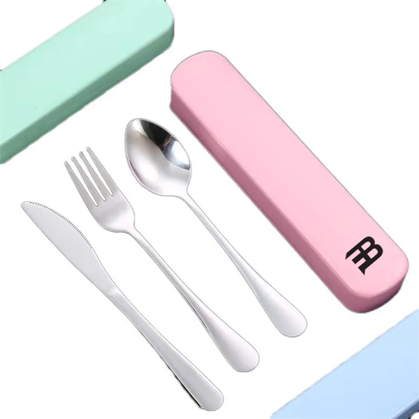 Portable Utensils Set Stainless Steel Knife Fork and Spoon