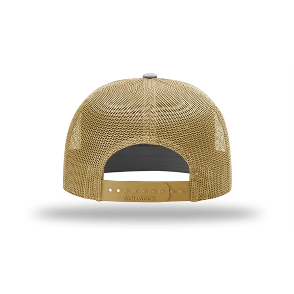 Richardson 7-Panel Flatbill Trucker Hat - Richardson 7-Panel Flatbill Trucker Hat - Image 4 of 17