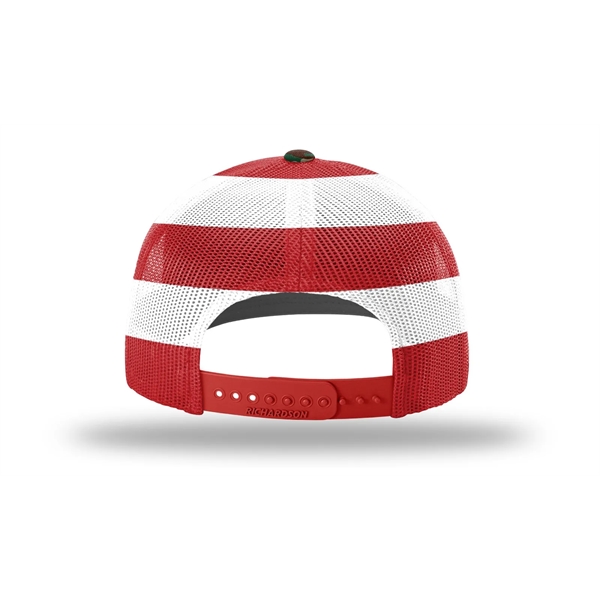 Richardson Printed Mesh Trucker Hat - Richardson Printed Mesh Trucker Hat - Image 4 of 15