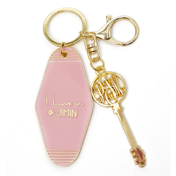 Custom Metal Keychain Room Key Tag - Custom Metal Keychain Room Key Tag - Image 2 of 2